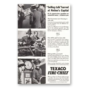 1935 Texaco Fire Chief Gasoline Print Ad | Nations Capital