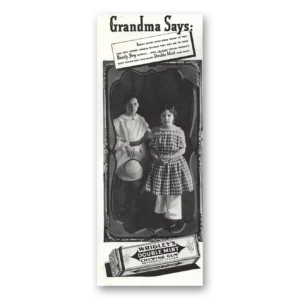 1935 Wrigleys Double Mint Chewing Gum Print Ad | Grandma Says