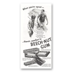 1936 Beech Nut Gum Print Ad | Reach For Lily