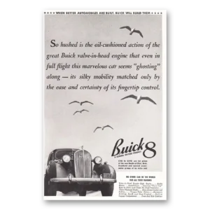 1936 Buick 8 Print Ad | So Hushed