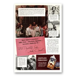 1936 Camel Cigarettes Print Ad | Viennese Roof