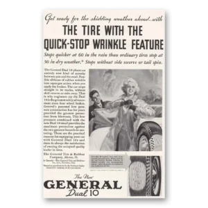 1936 General Tire Print Ad | Dual 10