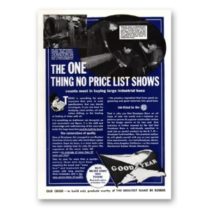 1936 Goodyear Tires Print Ad | One Thing