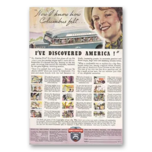 1936 Greyhound Print Ad | Columbus Felt