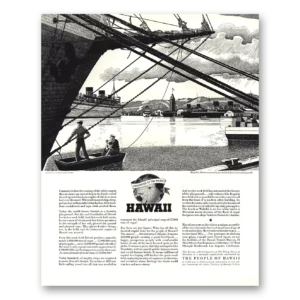 1936 Hawaii Print Ad | Crossroads Pacific