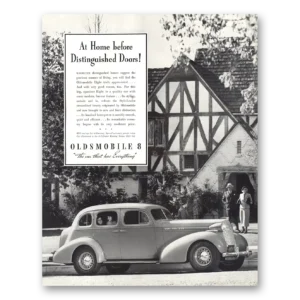 1936 Oldsmobile Eight Print Ad | Distinguished Doors