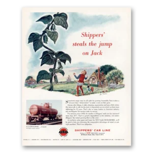 1956 Shippers Car Line Print Ad | Steals