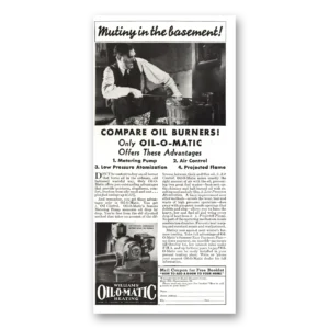 1936 Williams Oil-O-Matic Print Ad | Mutiny Basement