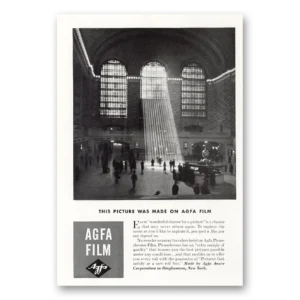 1937 Agfa Film Print Ad | This Picture