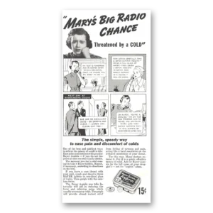 1937 Bayer Aspirin Print Ad | Big Radio