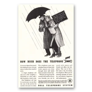 1937 Bell Telephone Print Ad | Telephone Save
