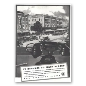 1937 Bell Telephone Print Ad | Main Street