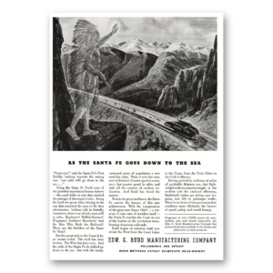 1937 Budd Print Ad | Goes Down