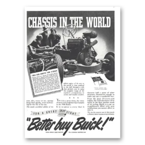 1937 Buick Print Ad | Chassis World