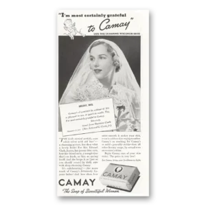 1937 Camay Soap Print Ad | Certainly Grateful
