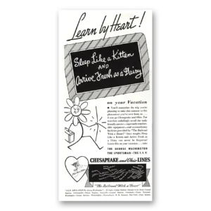 1937 Chesapeake and Ohio Lines Print Ad | Fresh Daisy