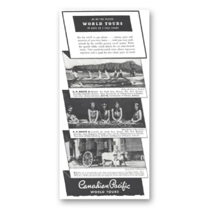 1937 Canadian Pacific Print Ad | Diamond Head