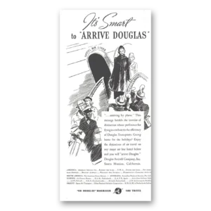 1937 Douglas Print Ad | Arrive Douglas