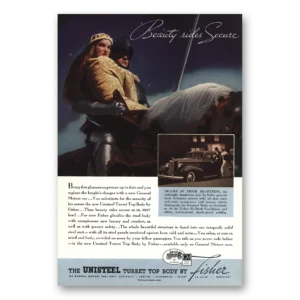 1937 Body by Fisher Print Ad | Beauty Rides