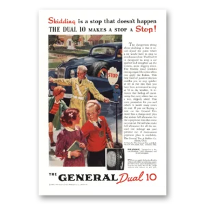 1937 General Tire Print Ad | Dual 10 Tires