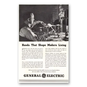 1937 General Electric Print Ad | Ge Modern Living