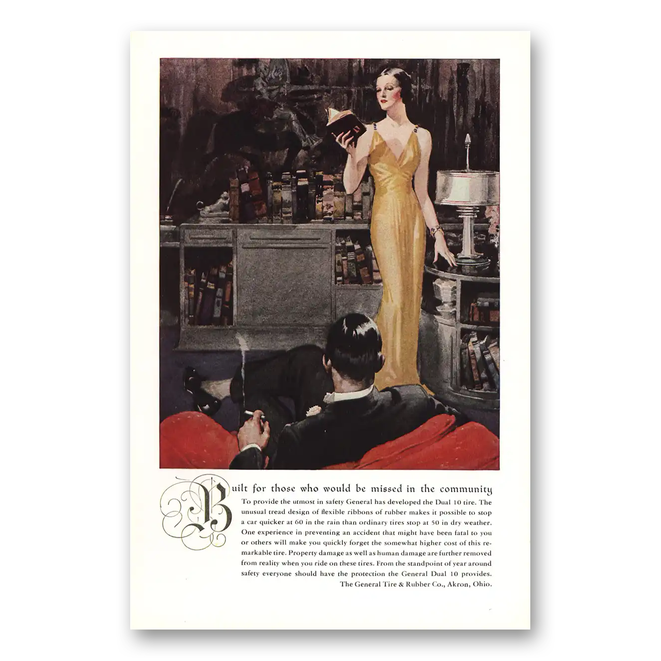 1937 General Tire Print Ad | Built For Those