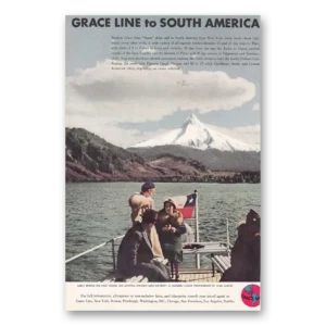 1937 Grace Line Print Ad | Lake Todos