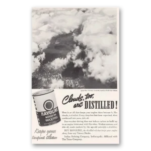 1937 Havoline Motor Oil Print Ad | Clouds Distilled