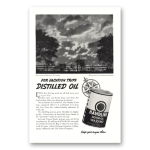 1937 Havoline Motor Oil Print Ad | Valley Forge