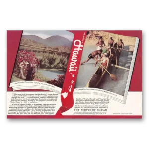 1937 Hawaii Print Ad | Hanalei Bay