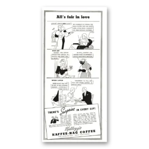 1937 Kaffee Hag Coffee Print Ad | Mistah Jim