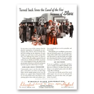 1937 Kleerfect Printing Papers Print Ad | Turned Back