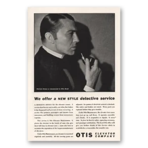 1934 Otis Elevator Print Ad | New Style