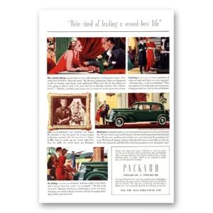 1937 Packard Six Print Ad | Second Best