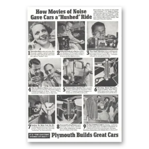 1937 Plymouth Print Ad | Hushed Ride