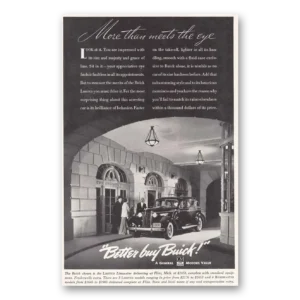 1938 Buick Print Ad | Meets Eye