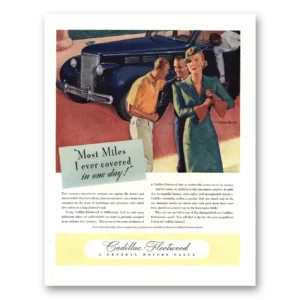 1938 Cadillac Fleetwood Print Ad | Most Miles