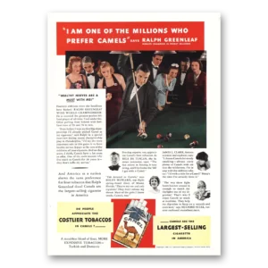 1938 Camel Cigarettes Print Ad | Ralph Greenleaf