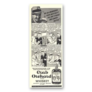 1938 Crab Orchard Whiskey Print Ad | Jack Did It