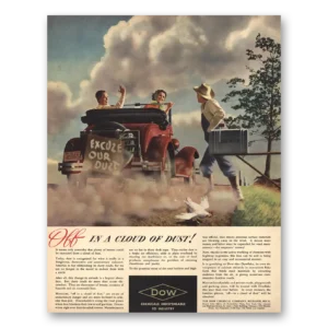 1938 Dow Print Ad | Cloud Dust