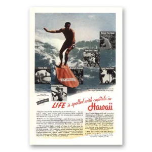 1938 Hawaii Print Ad | Life Spelled