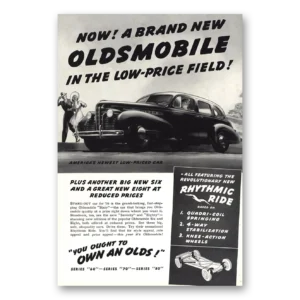 1938 Oldsmobile Sixty Print Ad | Rhythmic Ride