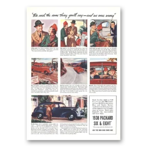 1937 Packard Six and Eight Print Ad | Same Thing