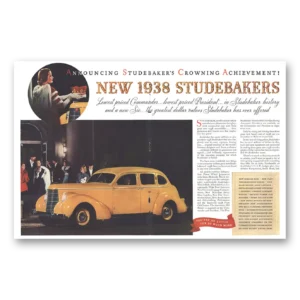 1937 Studebaker Commander Print Ad | Crowning