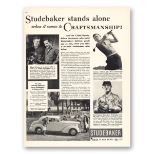 1938 Studebaker Print Ad | Standards Alone Andrew Schlarb