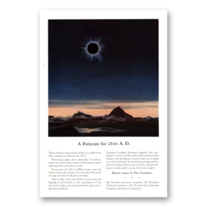 1938 Travelers Insurance Print Ad | 2144 Ad