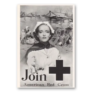 1939 American Red Cross Print Ad | Join Nurse