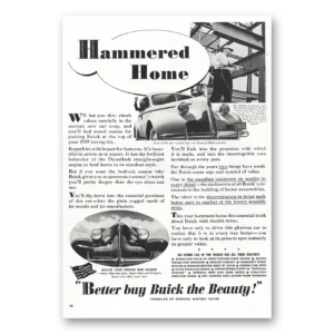 1939 Buick Print Ad | Hammered Home