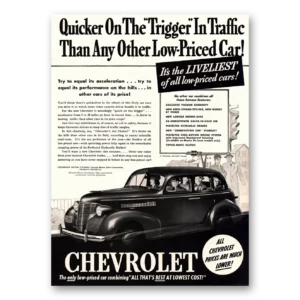 1939 Chevrolet Print Ad | Quicker Trigger