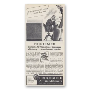 1939 Frigidaire Air Conditioners Print Ad | Get More Work